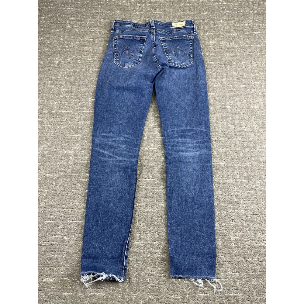 Adriano Goldschmied AG-ED Denim 26 R Leggings Super Skinny Ankle Raw Hem Jeans
